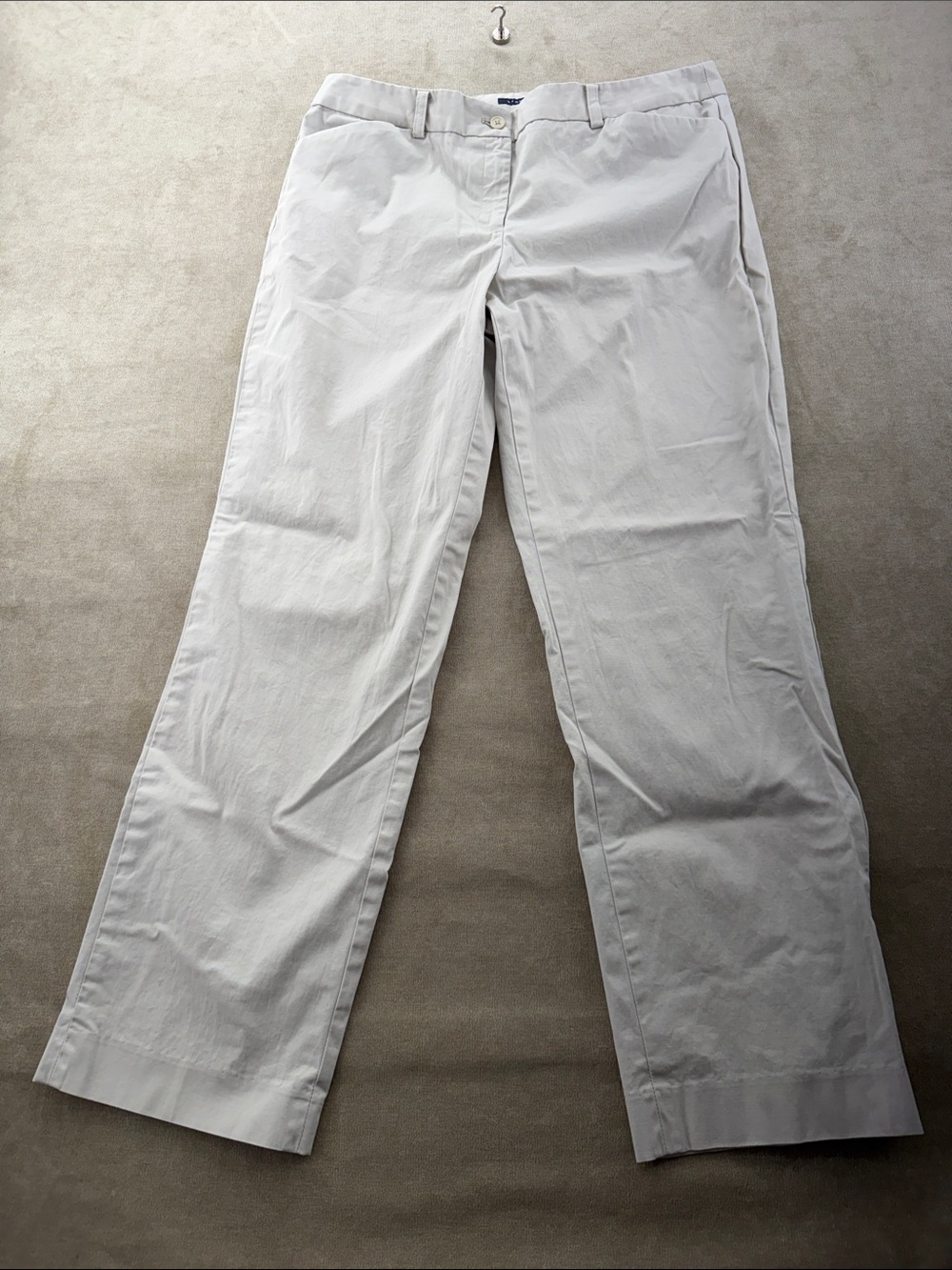 Jones New York Men’s Straight-Leg Chinos — Light Gray